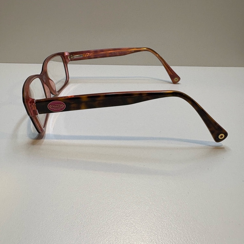 COACH EYEGLASSES HC6040 (Brooklyn) 5115 (Tortoise/Pink) 52•16•135 COACH GLASSES - Picture 4 of 15